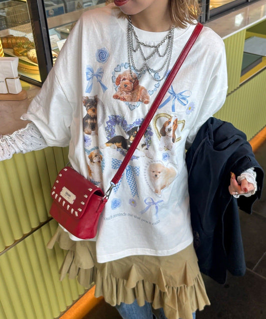 CIAOPANIC 貓貓狗狗大Tee - Image 1