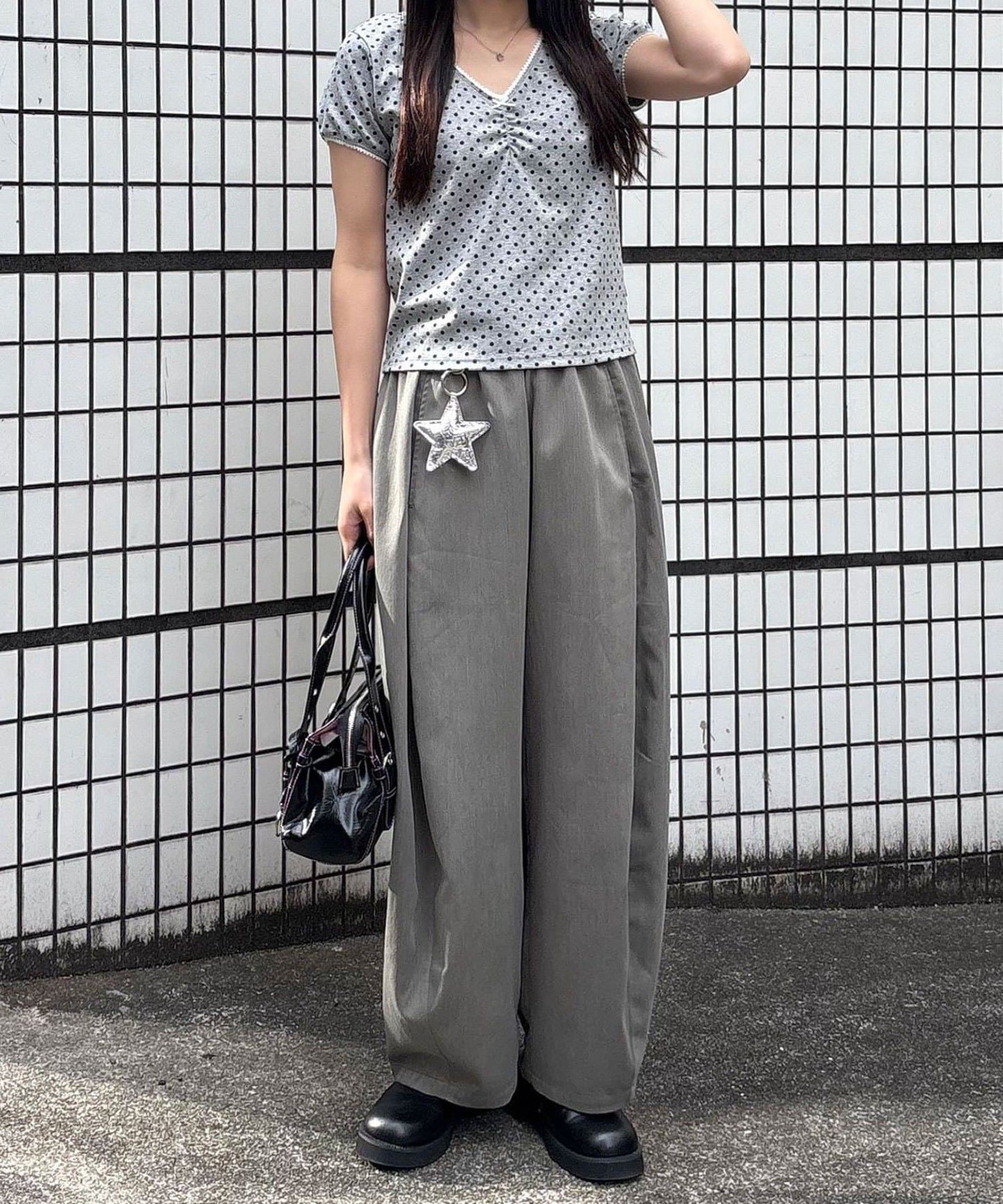 CIAOPANIC 錐形闊褲 - Image 36