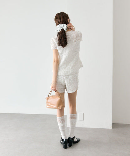 mystic Airy Shirring Blouse - Image 13