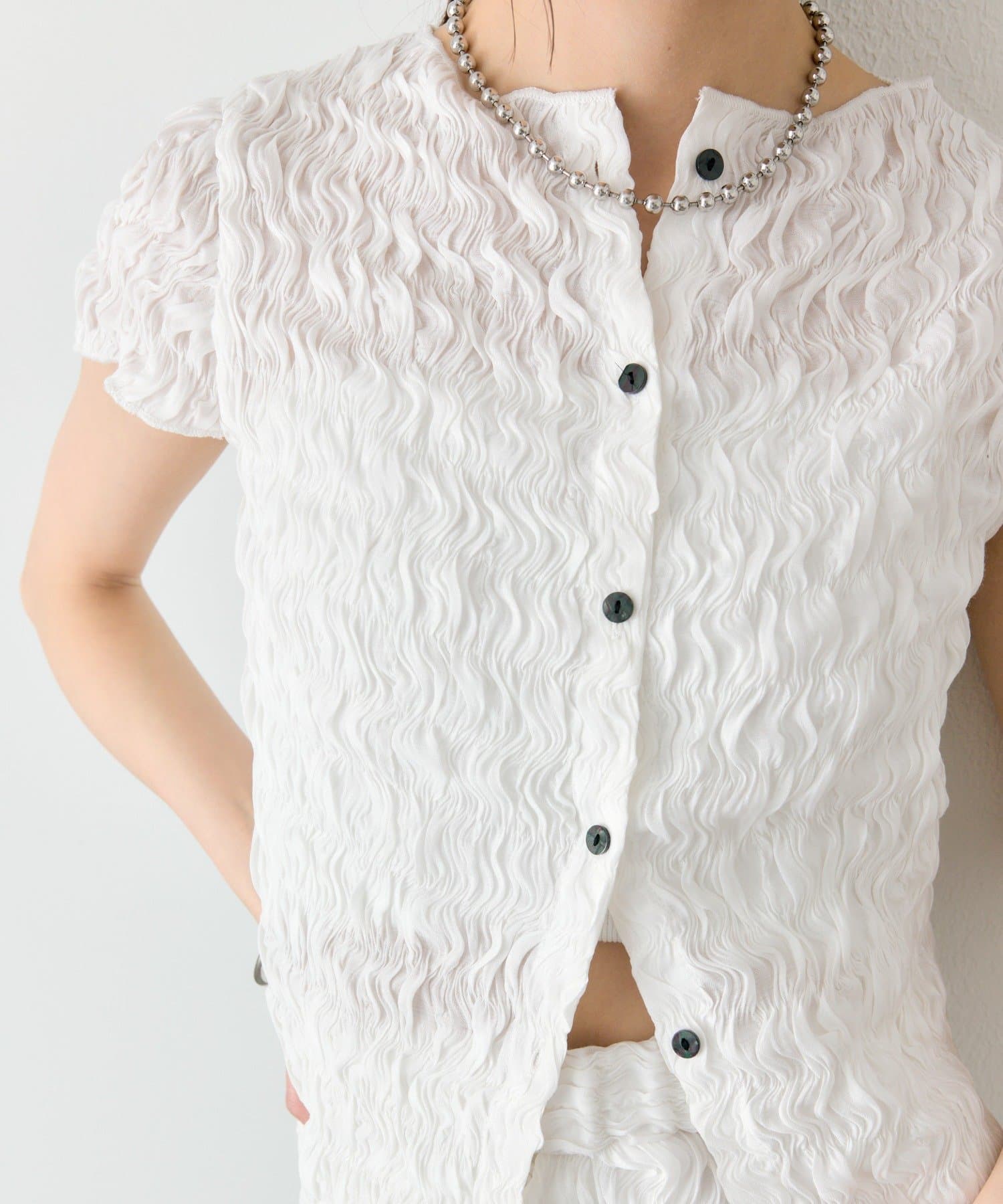 mystic Airy Shirring Blouse - Image 16