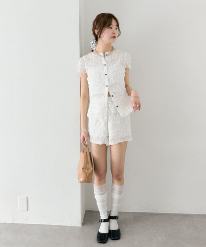 mystic Airy Shirring Blouse - Image 17