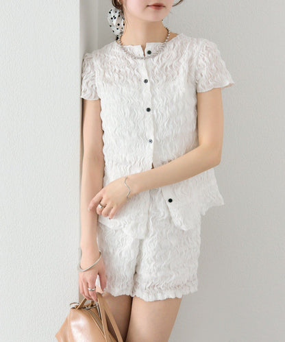 mystic Airy Shirring Blouse - Image 18