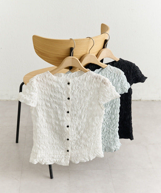 mystic Airy Shirring Blouse - Image 2