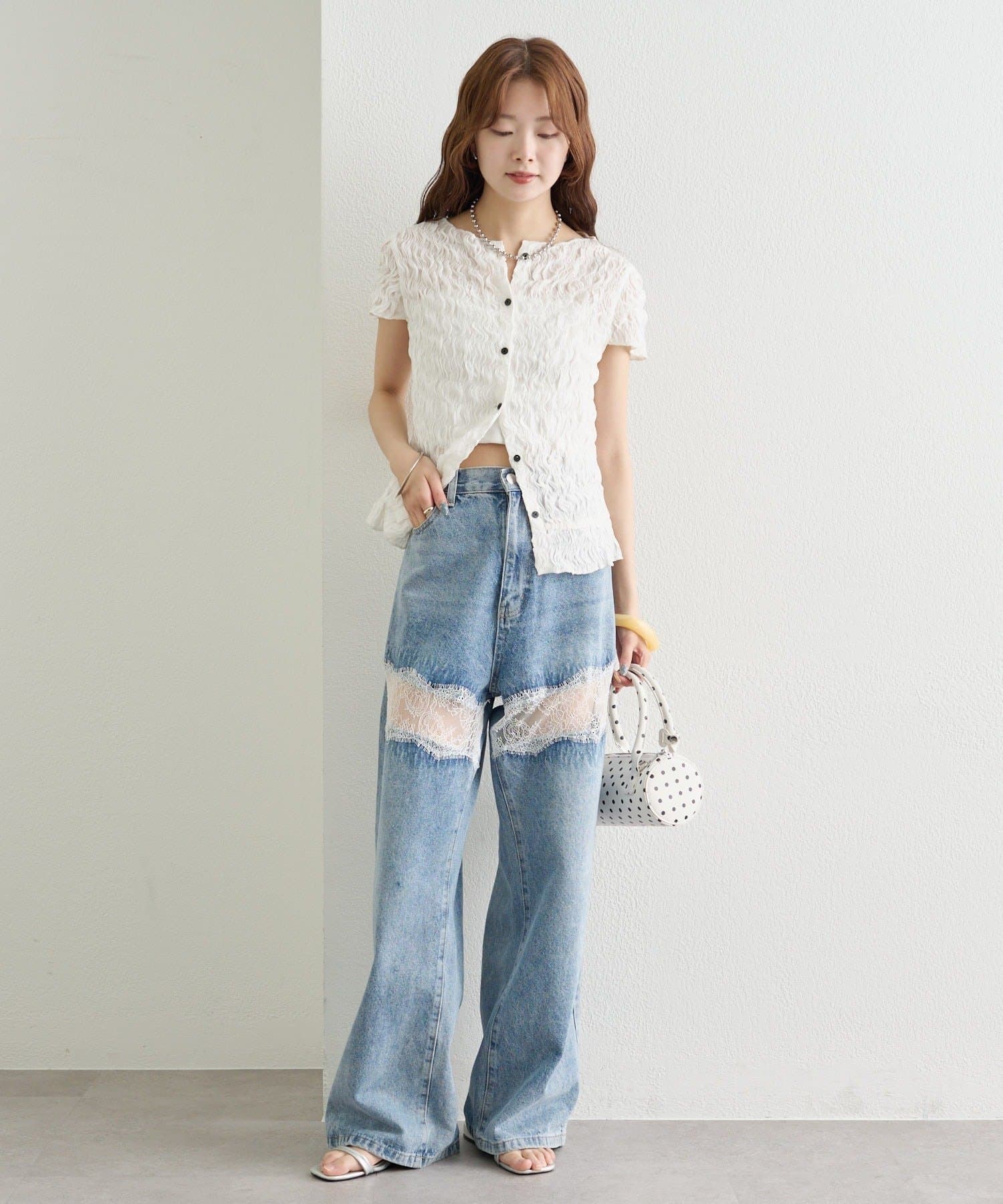 mystic Airy Shirring Blouse - Image 20