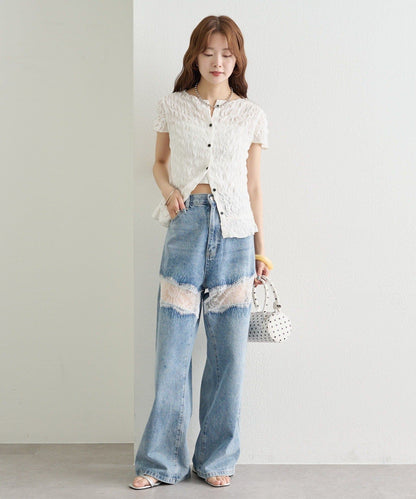 mystic Airy Shirring Blouse - Image 20