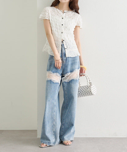 mystic Airy Shirring Blouse - Image 21