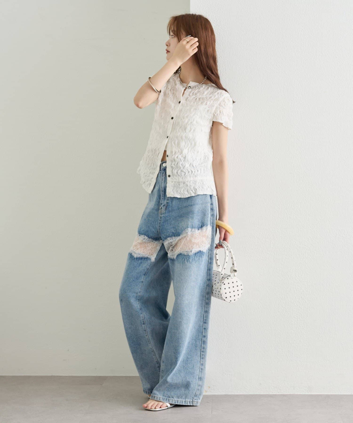 mystic Airy Shirring Blouse - Image 22