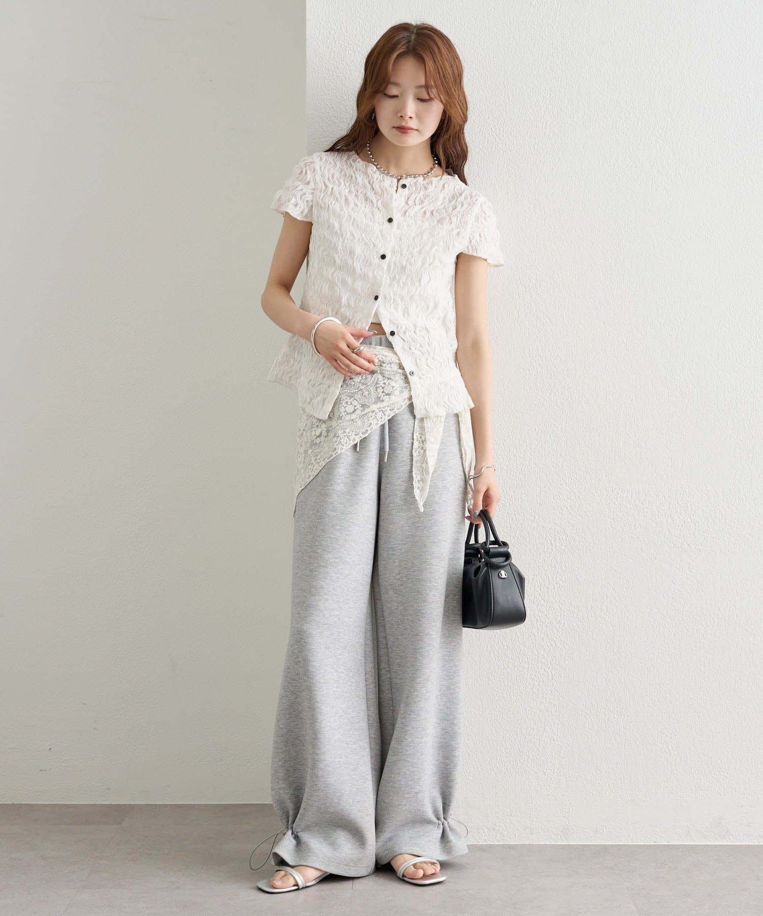 mystic Airy Shirring Blouse - Image 24