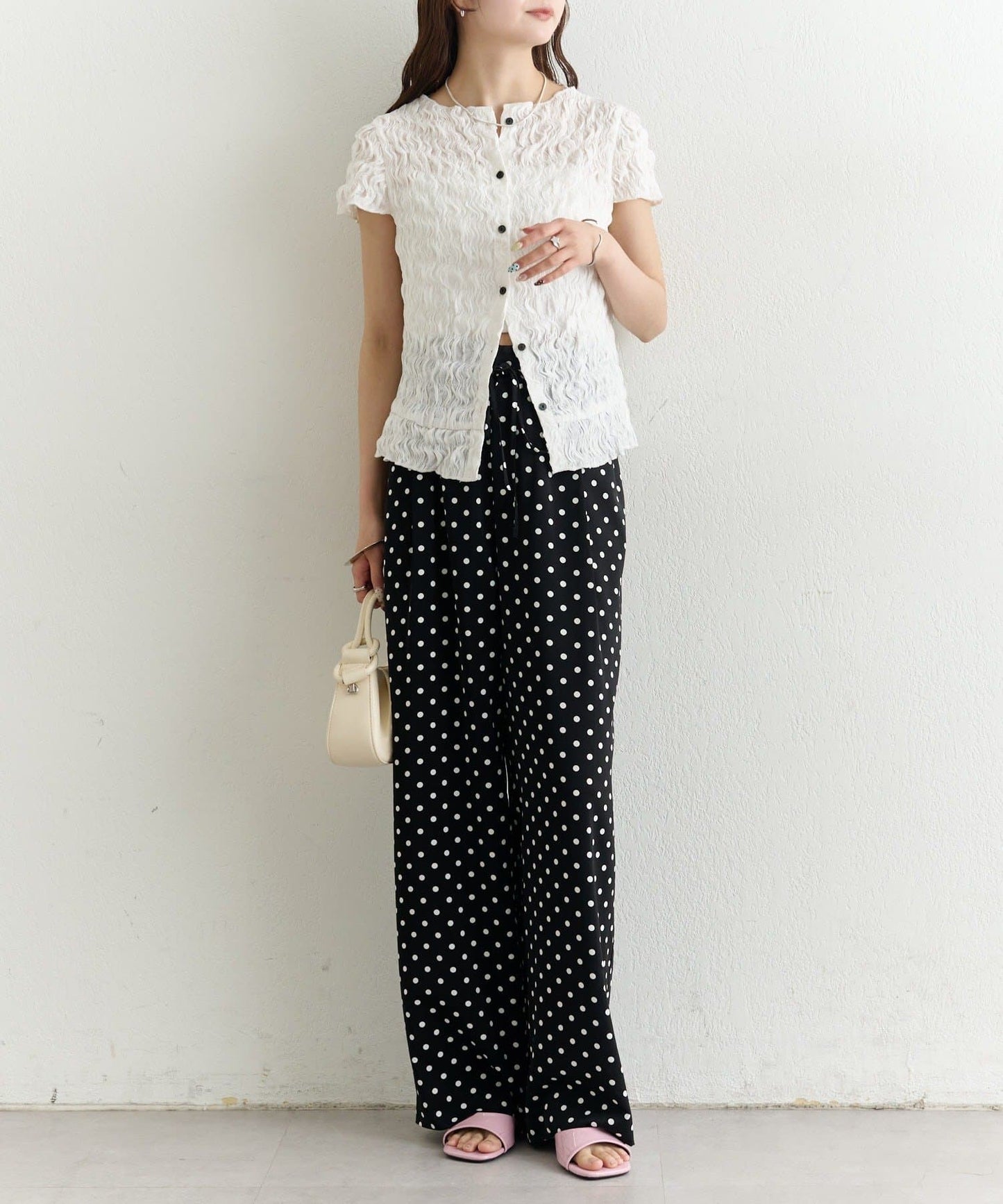 mystic Airy Shirring Blouse - Image 28