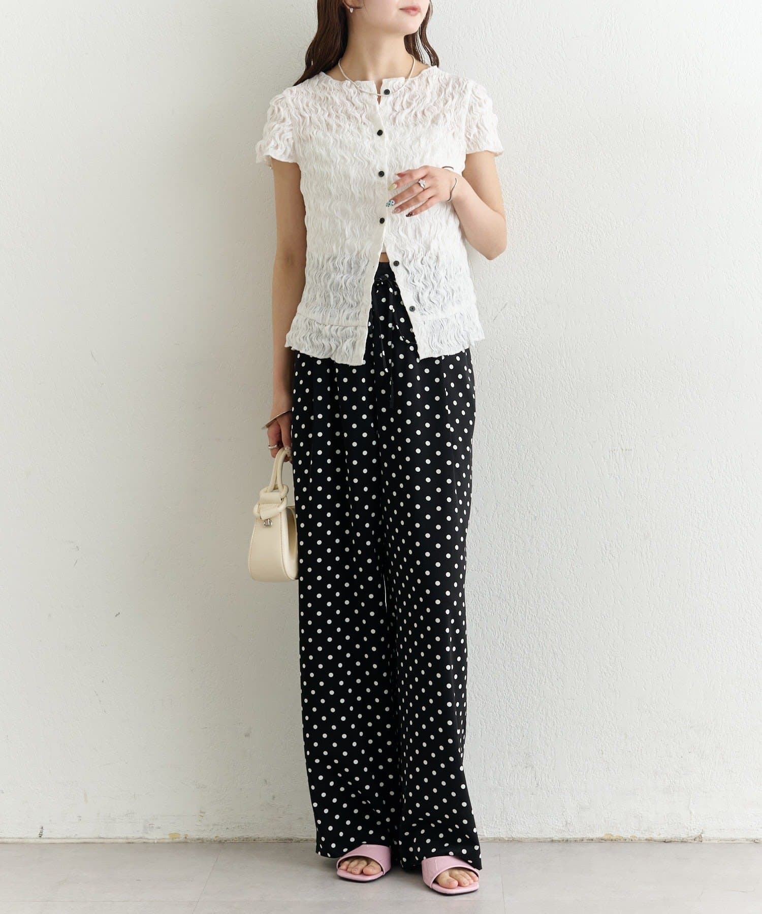 mystic Airy Shirring Blouse - Image 28