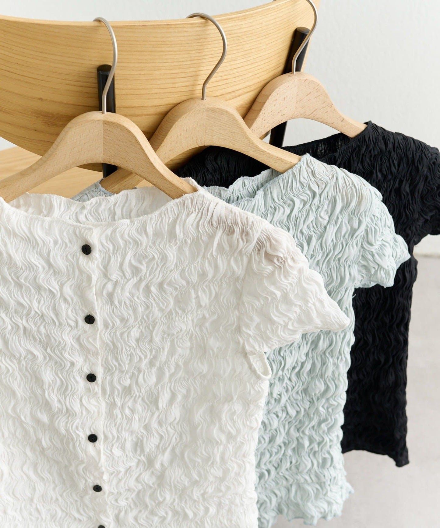 mystic Airy Shirring Blouse - Image 3