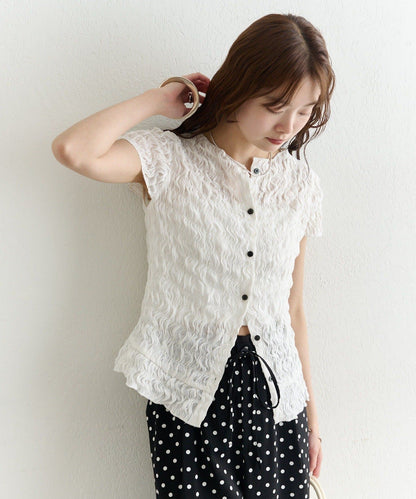 mystic Airy Shirring Blouse - Image 30