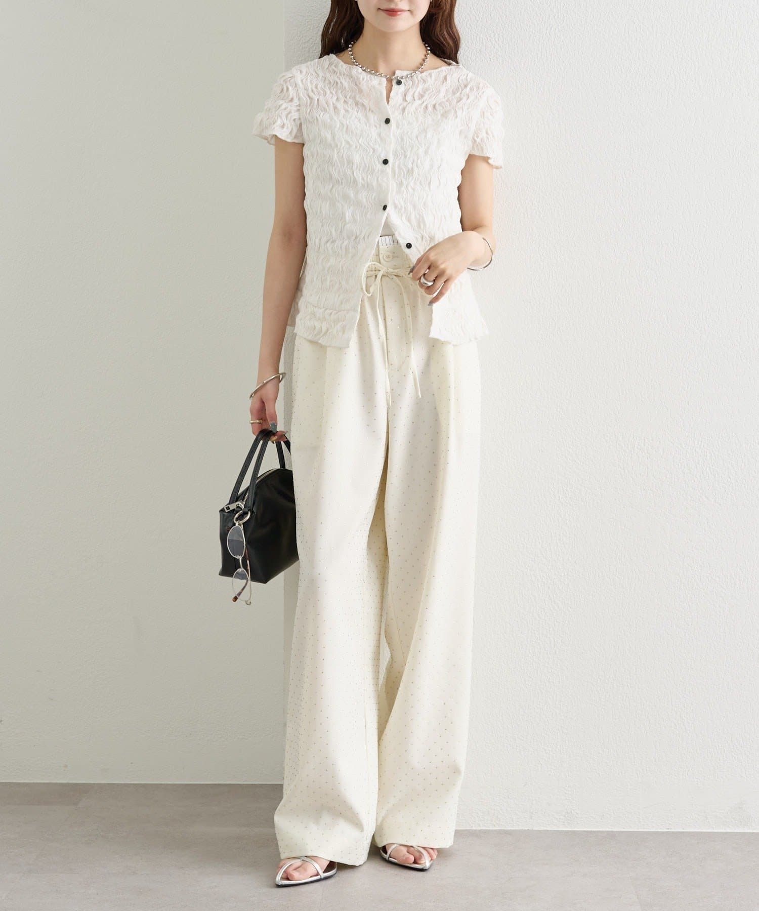 mystic Airy Shirring Blouse - Image 32