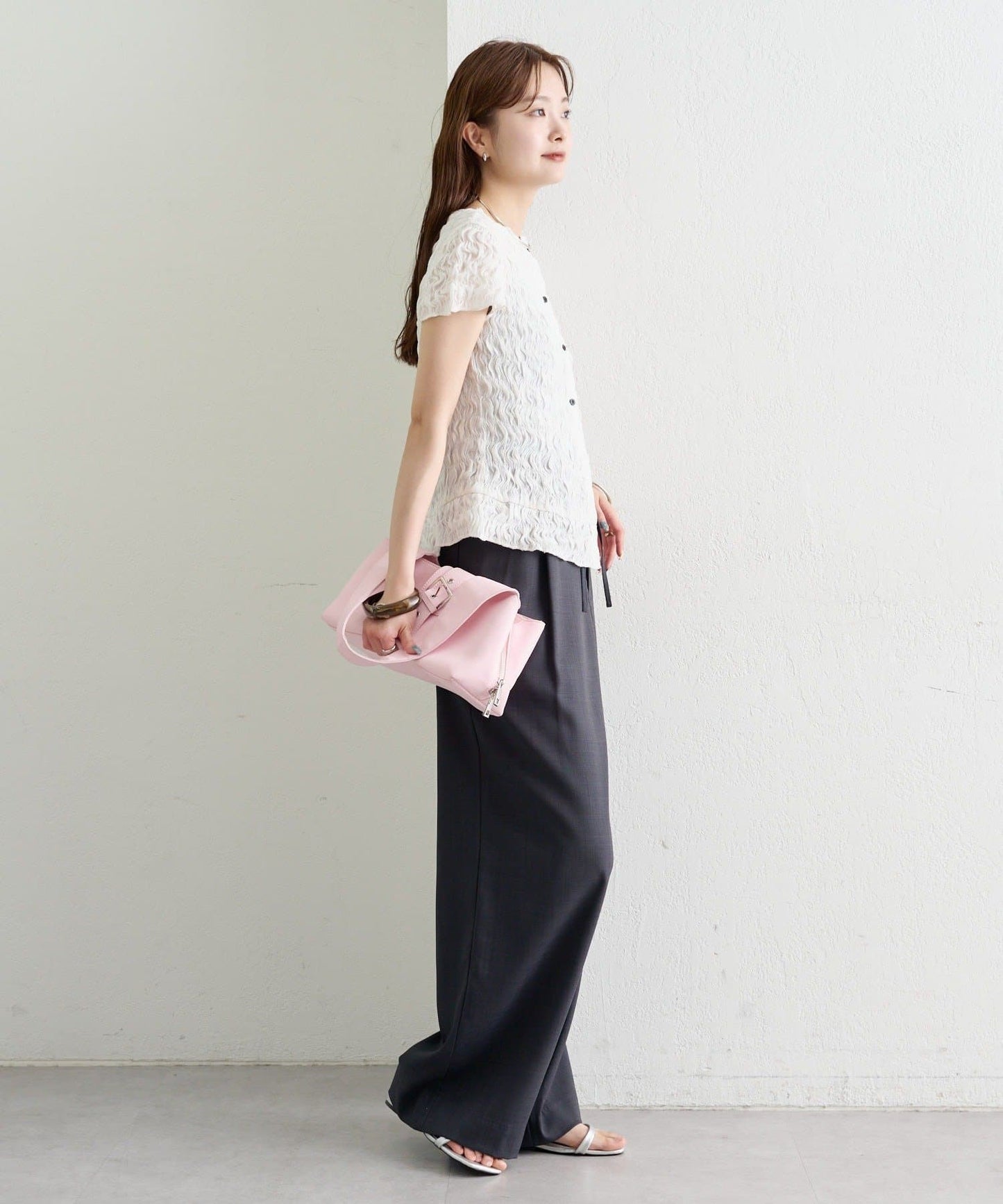 mystic Airy Shirring Blouse - Image 35
