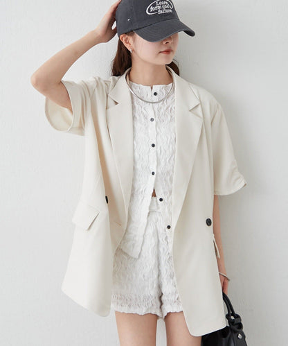 mystic Airy Shirring Blouse - Image 36