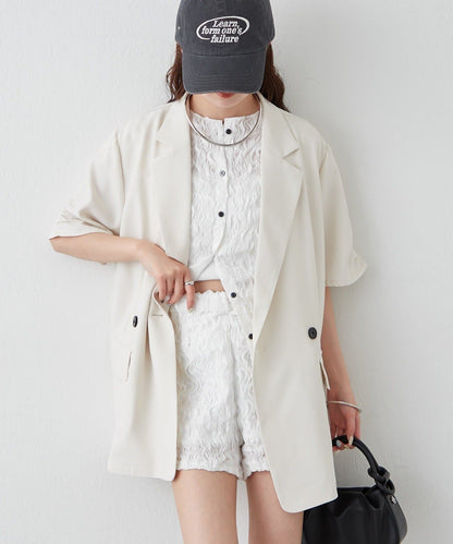 mystic Airy Shirring Blouse - Image 37