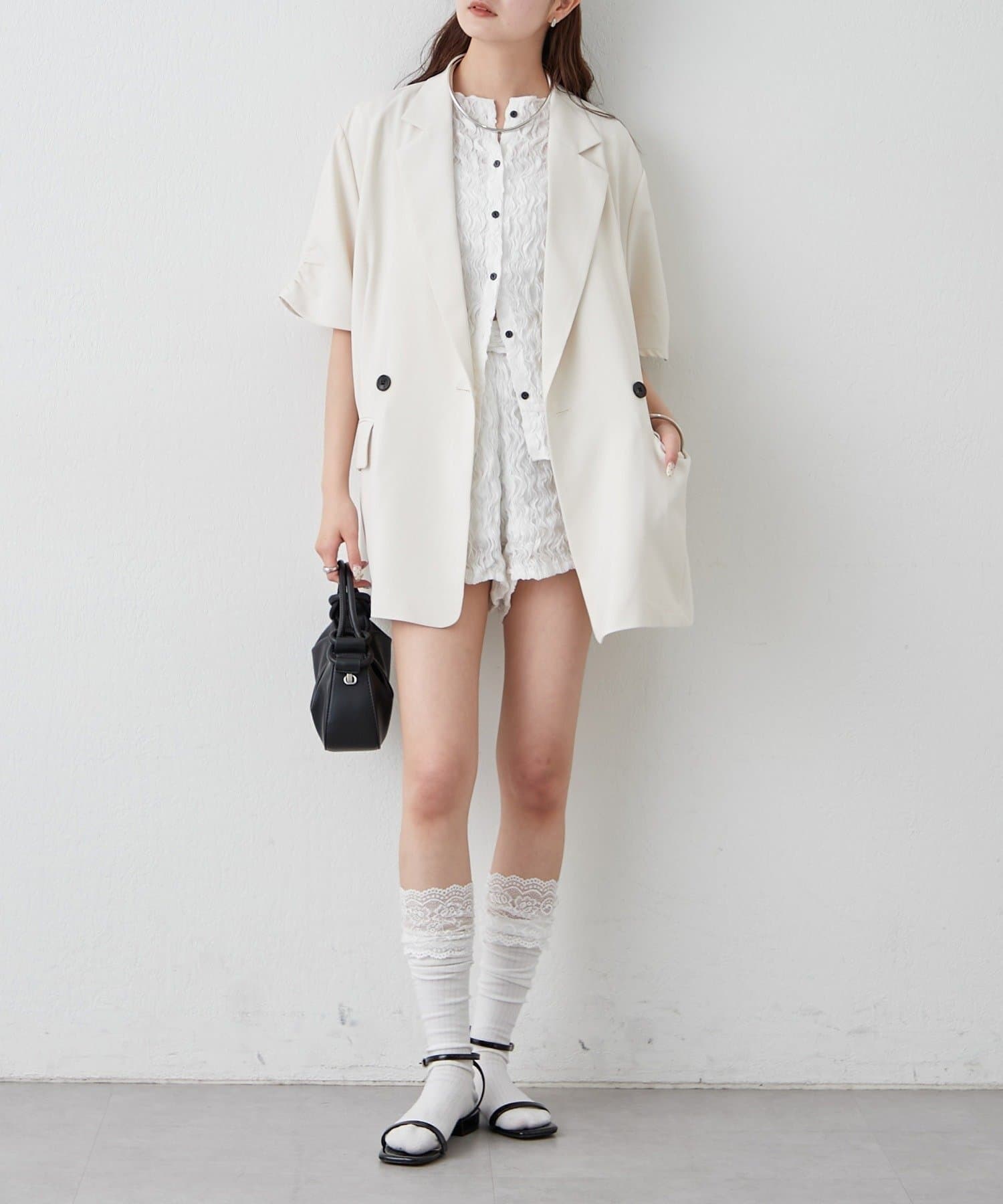mystic Airy Shirring Blouse - Image 38