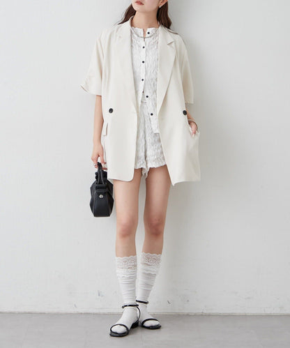 mystic Airy Shirring Blouse - Image 38
