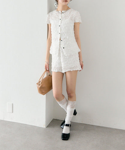 mystic Airy Shirring Blouse - Image 8