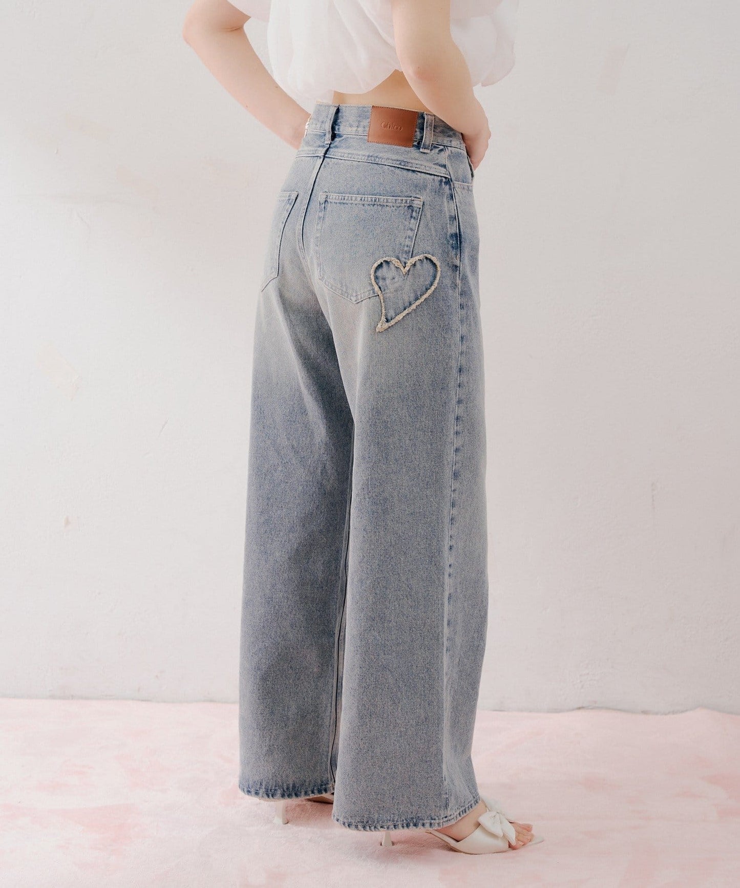 [Set Fair Item #10] CHICO Pocket design wide-leg denim - Image 13