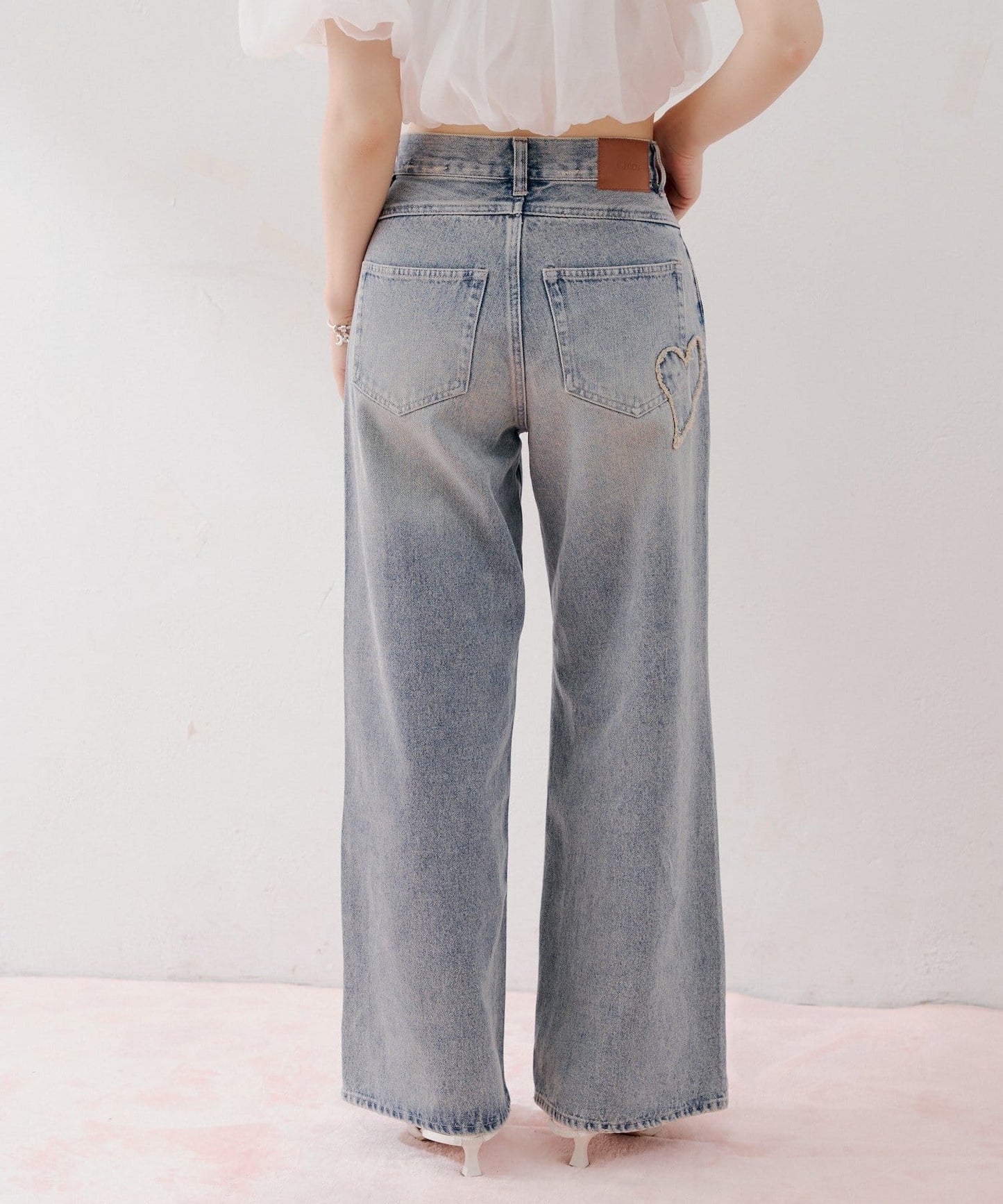 [Set Fair Item #10] CHICO Pocket design wide-leg denim - Image 15