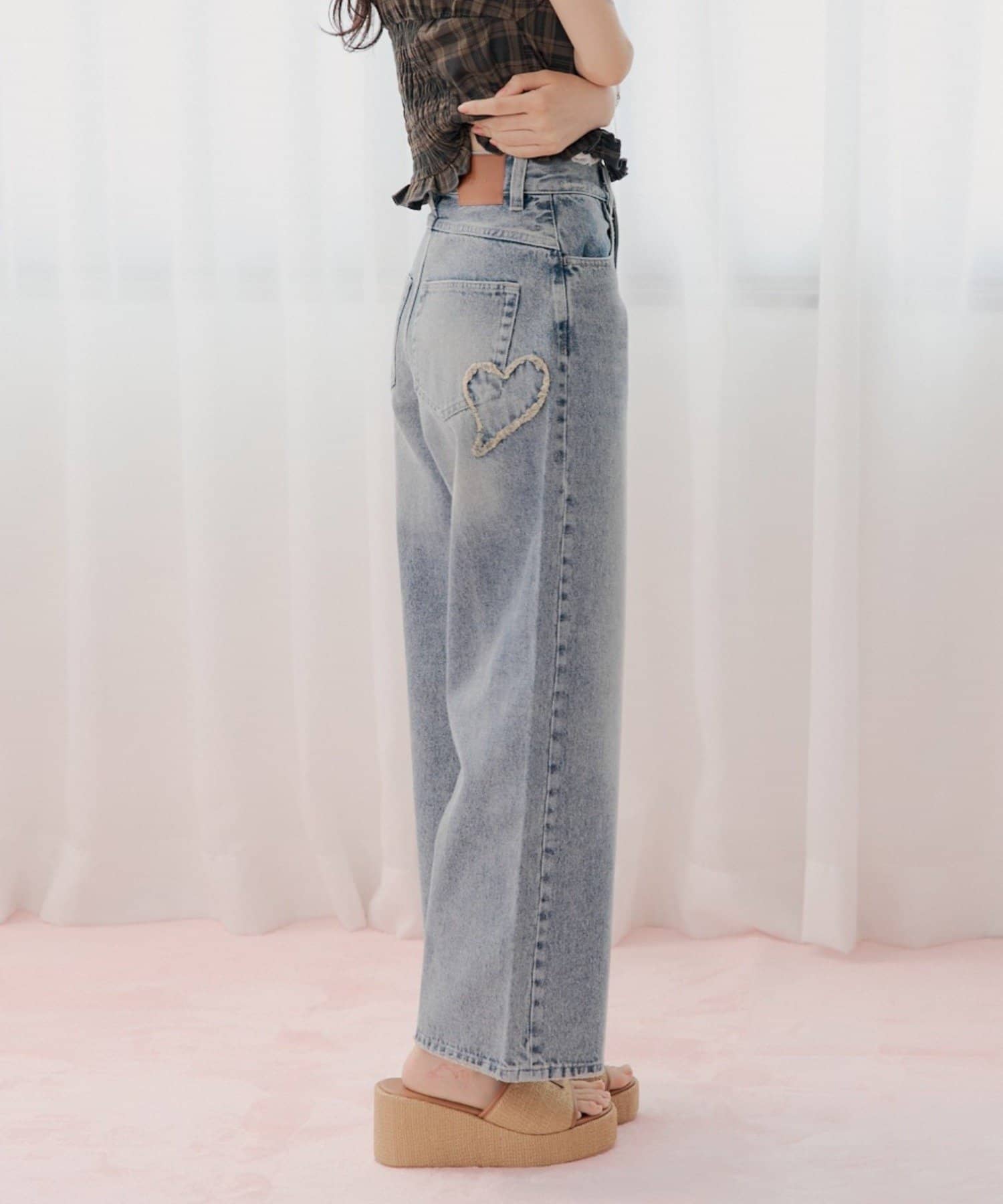 [Set Fair Item #10] CHICO Pocket design wide-leg denim - Image 11