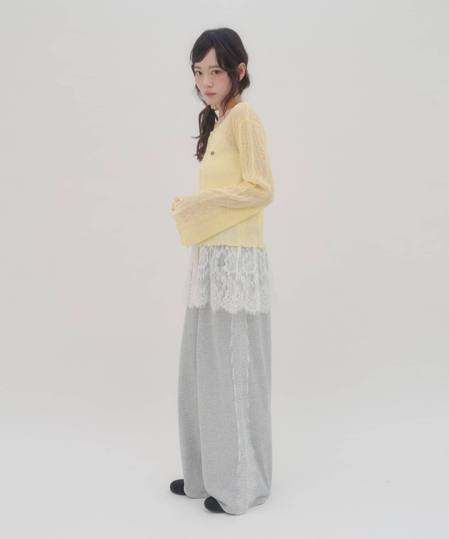 umm. By Discoat Lace邊繫帶運動褲 - Image 17