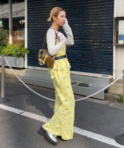 HELLO.SANFRANCISCO 不對稱半身裙+喇叭褲SET - Image 9