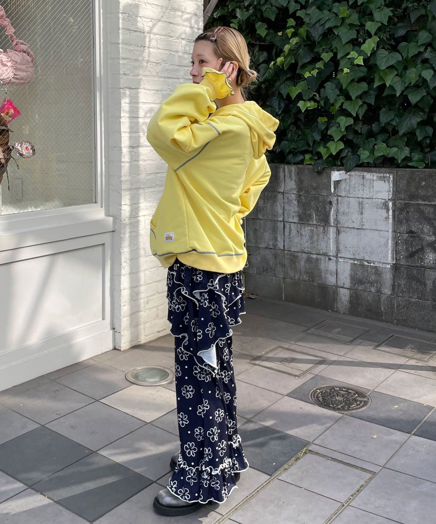 HELLO.SANFRANCISCO 不對稱半身裙+喇叭褲SET - Image 26