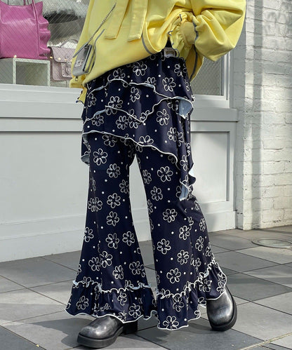 HELLO.SANFRANCISCO 不對稱半身裙+喇叭褲SET - Image 18