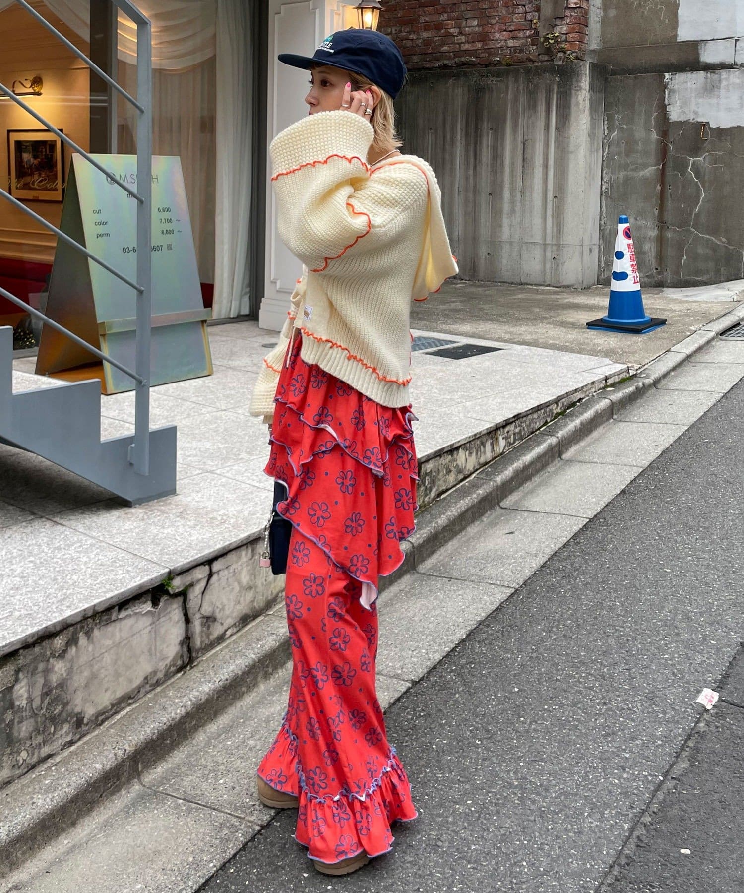 HELLO.SANFRANCISCO 不對稱半身裙+喇叭褲SET - Image 36