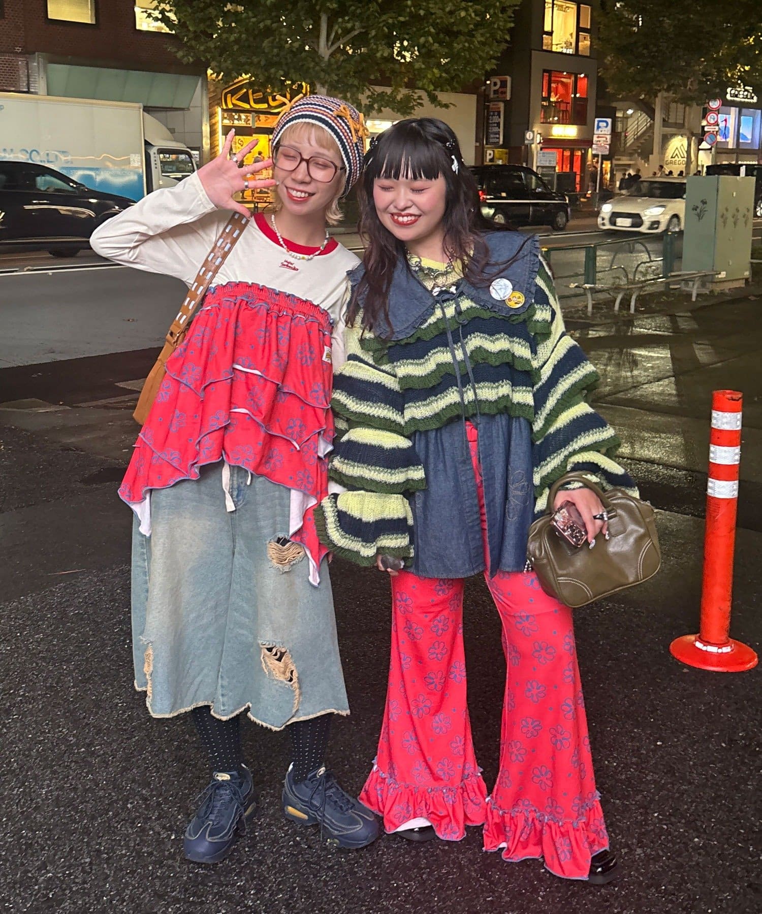 HELLO.SANFRANCISCO 不對稱半身裙+喇叭褲SET - Image 39