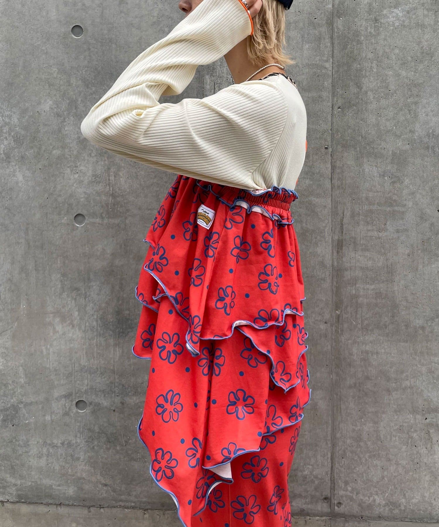 HELLO.SANFRANCISCO 不對稱半身裙+喇叭褲SET - Image 41