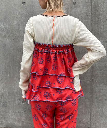 HELLO.SANFRANCISCO 不對稱半身裙+喇叭褲SET - Image 42