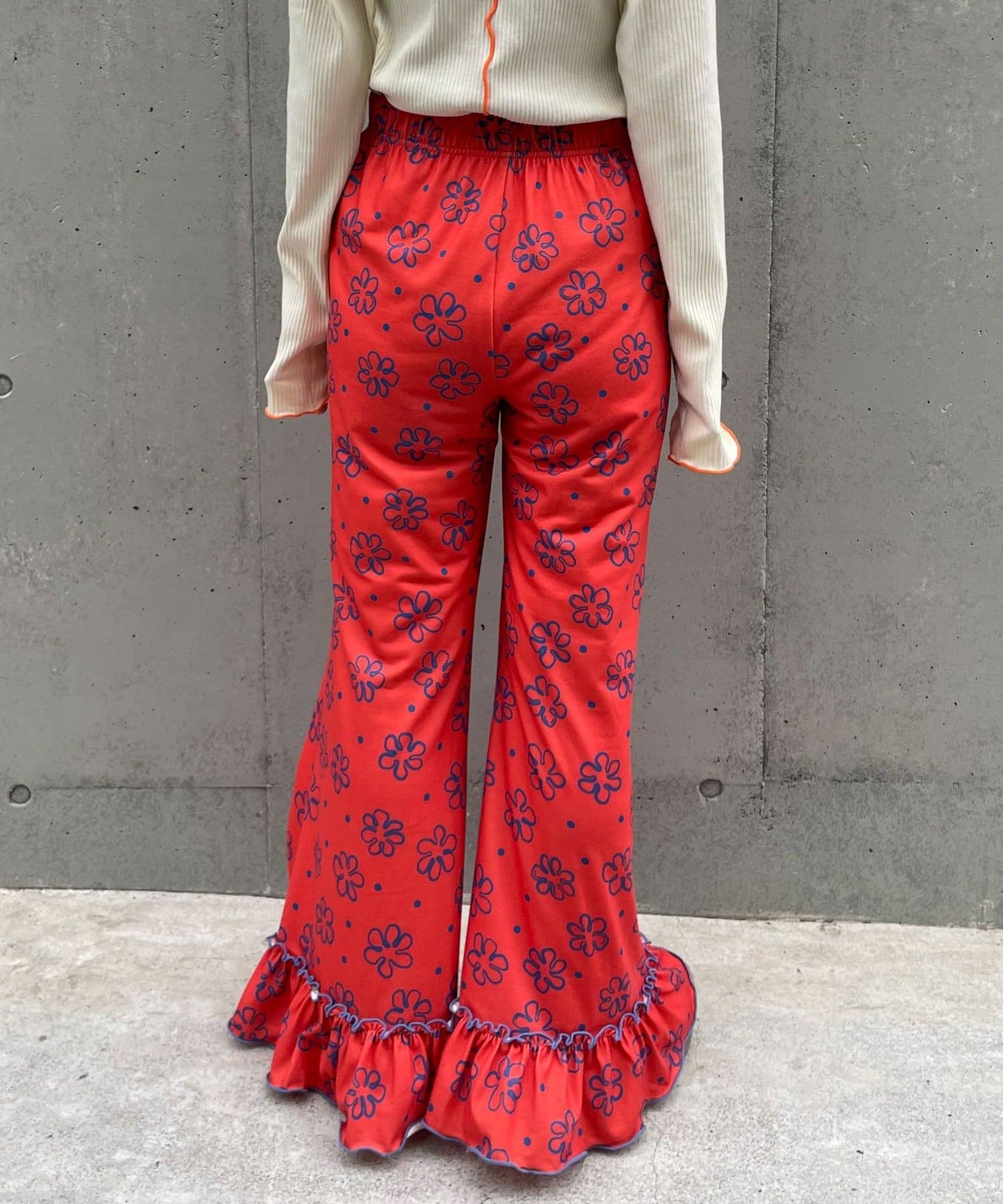 HELLO.SANFRANCISCO 不對稱半身裙+喇叭褲SET - Image 48