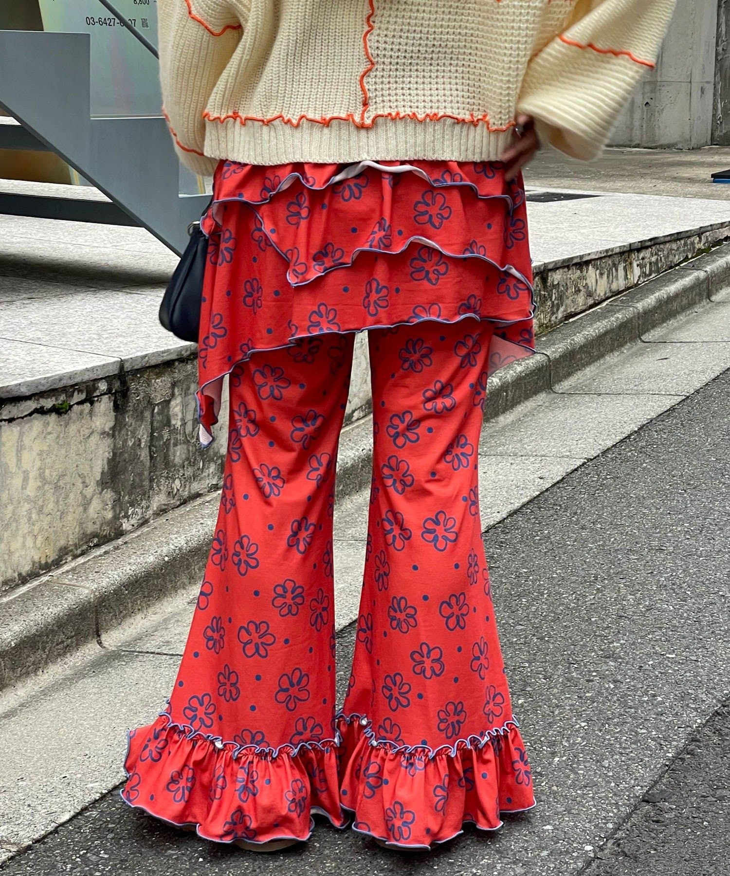 HELLO.SANFRANCISCO 不對稱半身裙+喇叭褲SET - Image 31