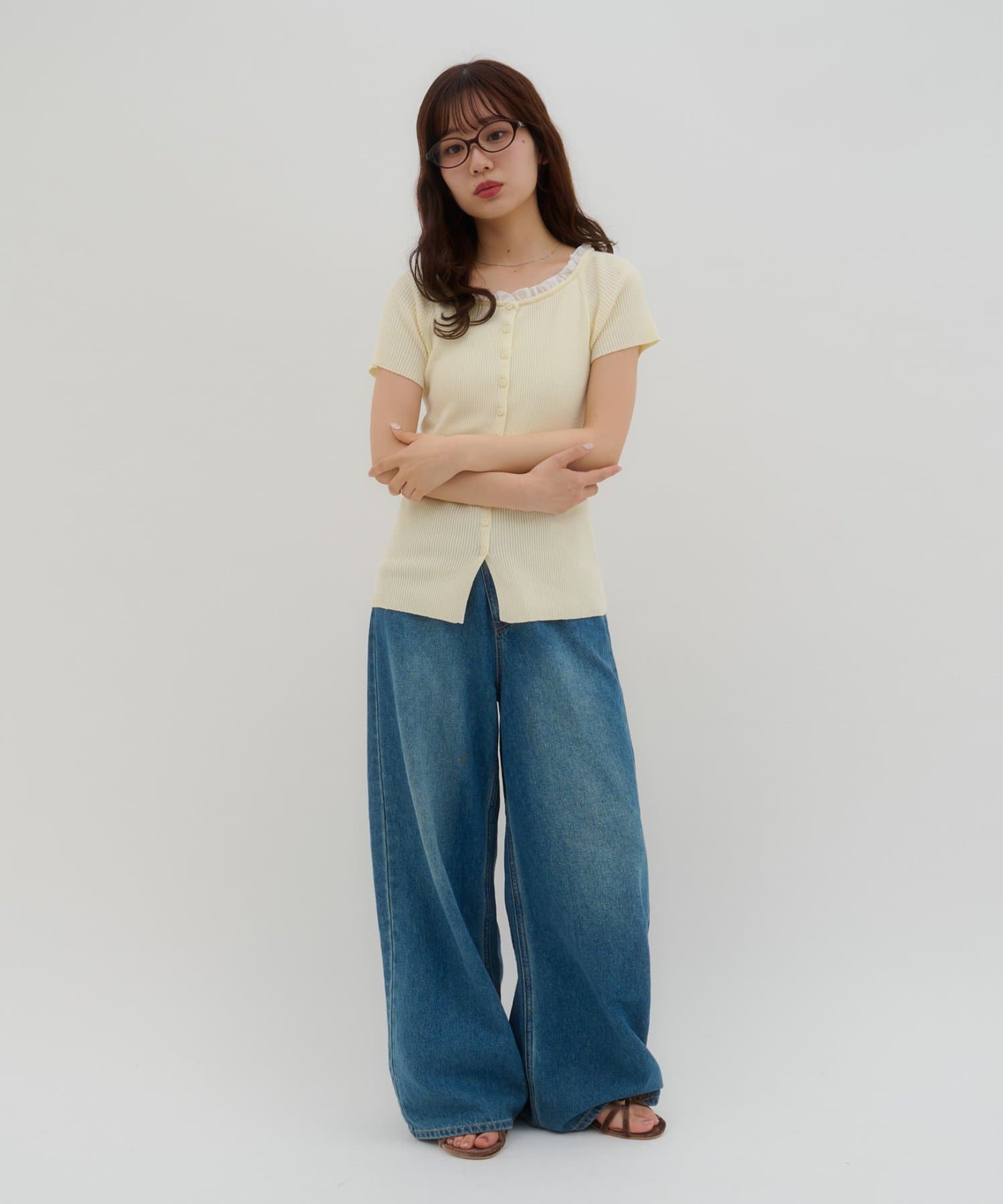 umm.By Discoat ruffled collar pullover - Image 10