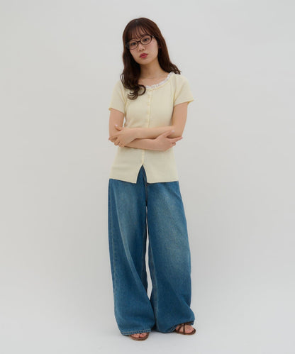 umm.By Discoat ruffled collar pullover - Image 10
