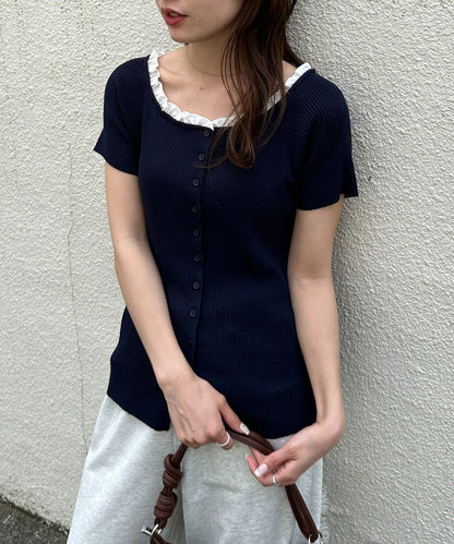 umm.By Discoat ruffled collar pullover - Image 14