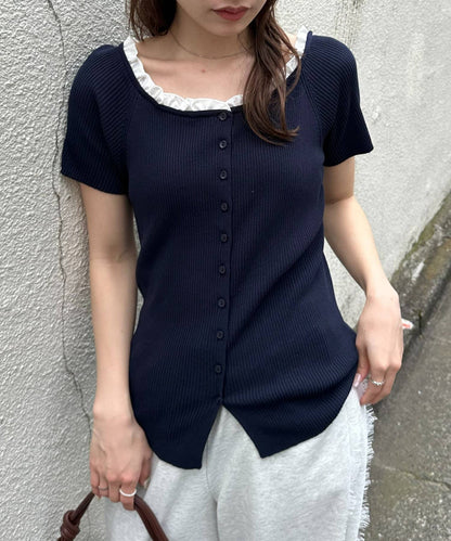 umm.By Discoat ruffled collar pullover - Image 15