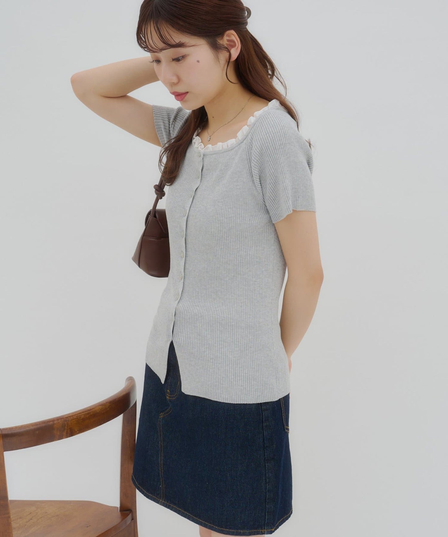 umm.By Discoat ruffled collar pullover - Image 31