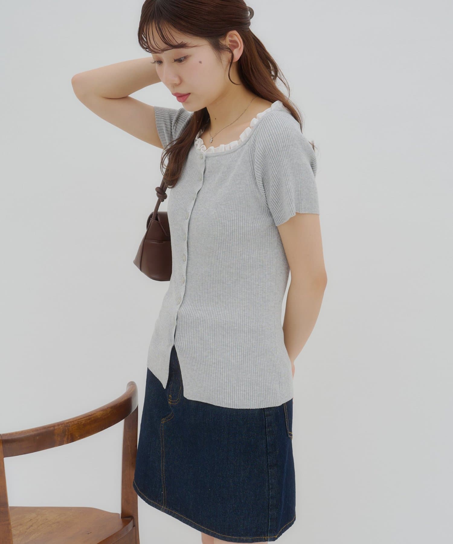 umm.By Discoat ruffled collar pullover - Image 31