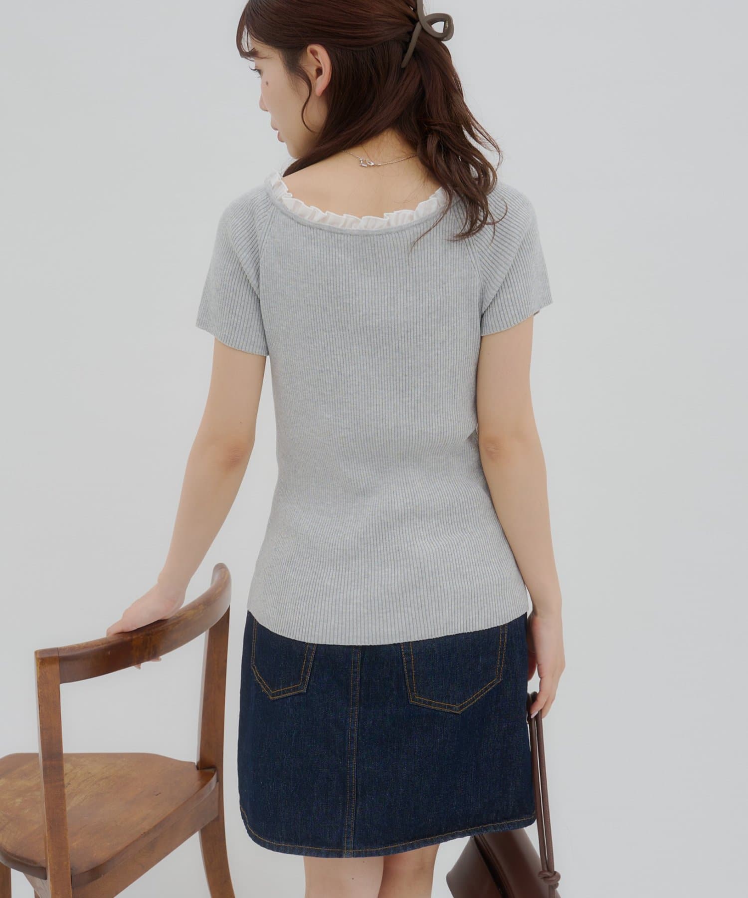 umm.By Discoat ruffled collar pullover - Image 24