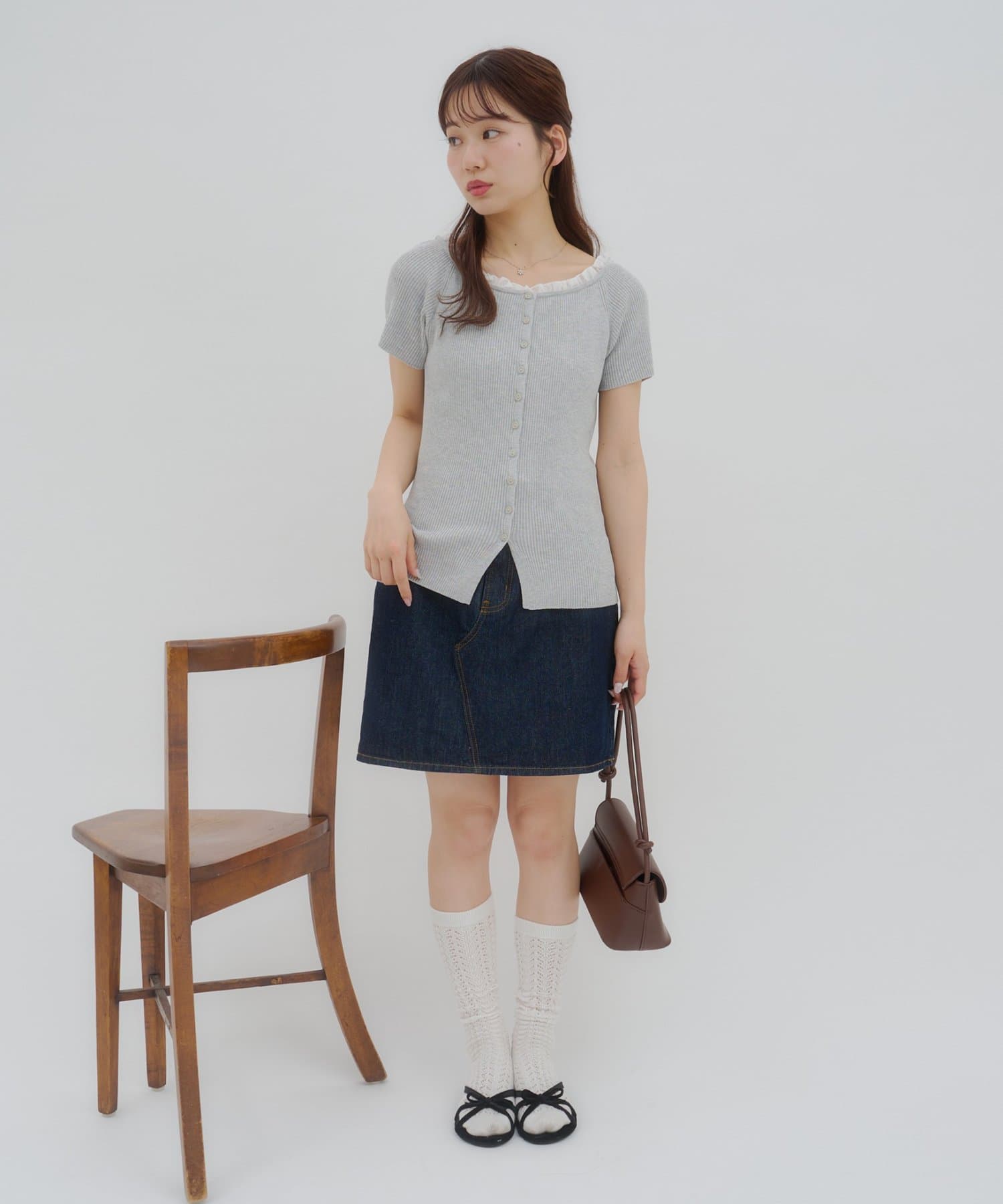 umm.By Discoat ruffled collar pullover - Image 26