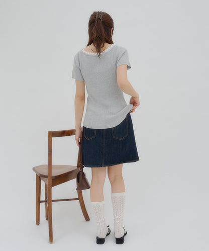 umm.By Discoat ruffled collar pullover - Image 27