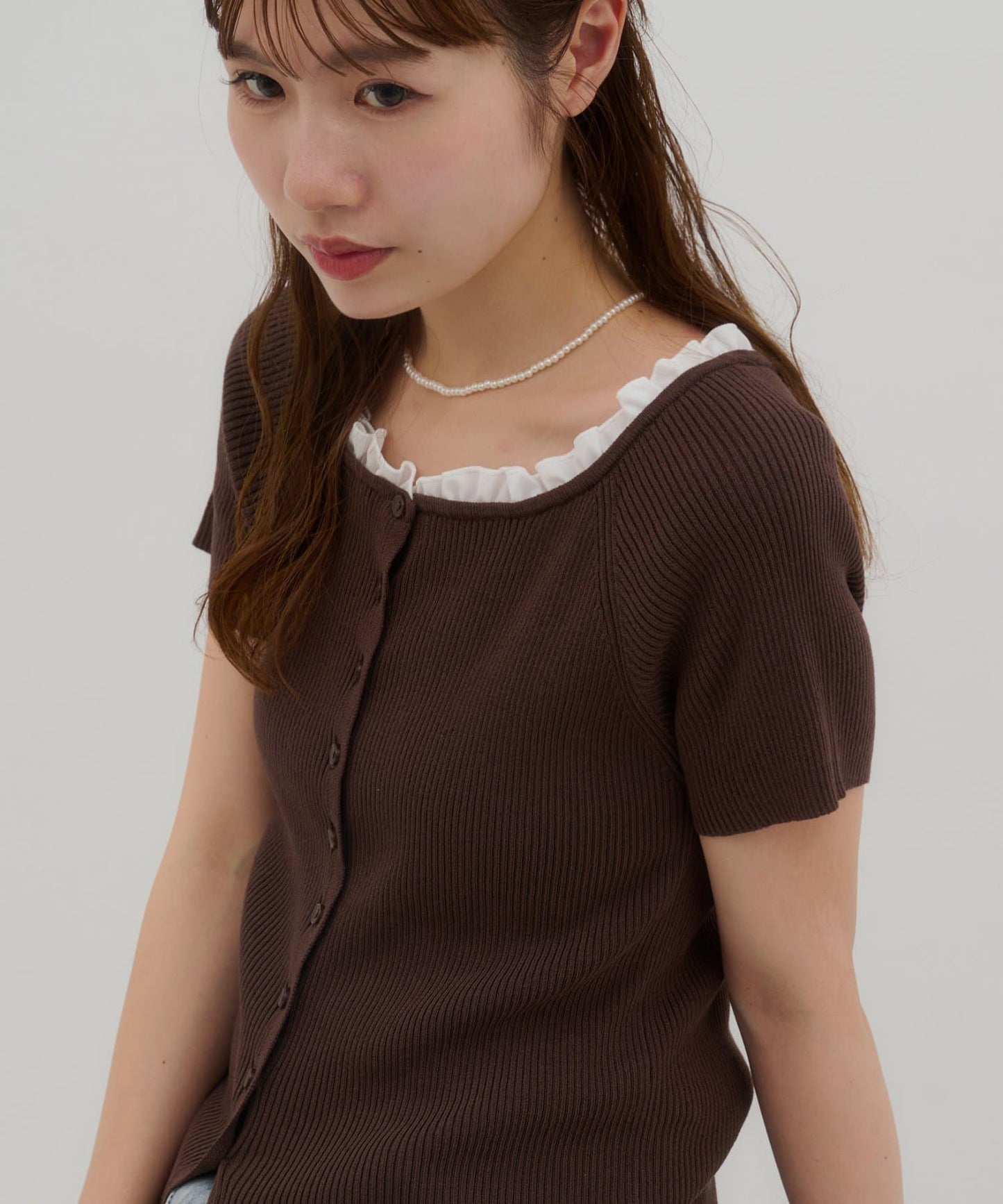 umm.By Discoat ruffled collar pullover - Image 5