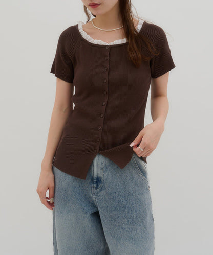 umm.By Discoat ruffled collar pullover - Image 35