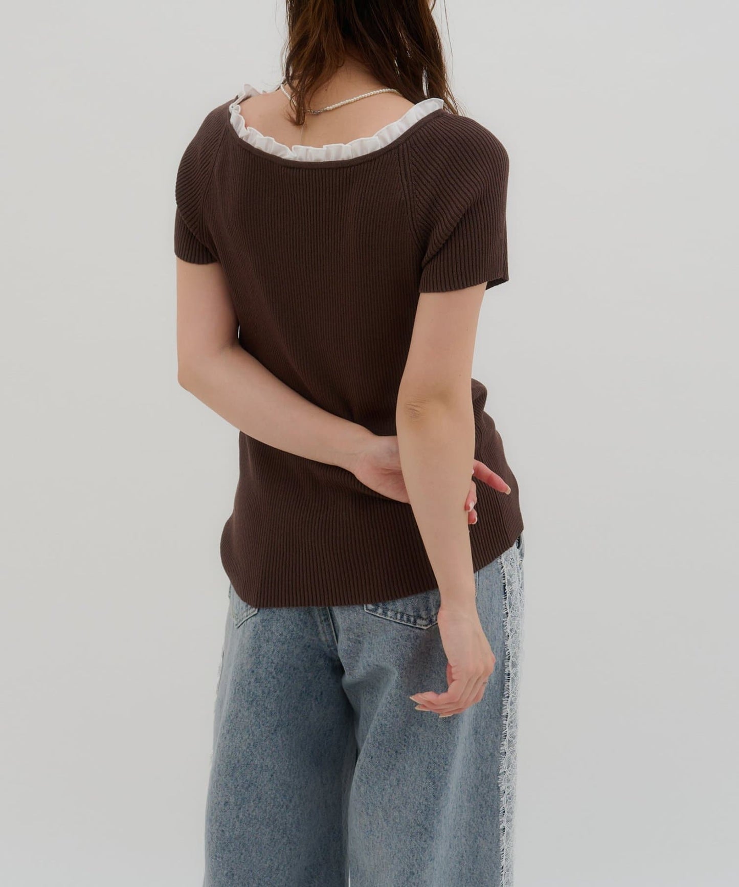 umm.By Discoat ruffled collar pullover - Image 36