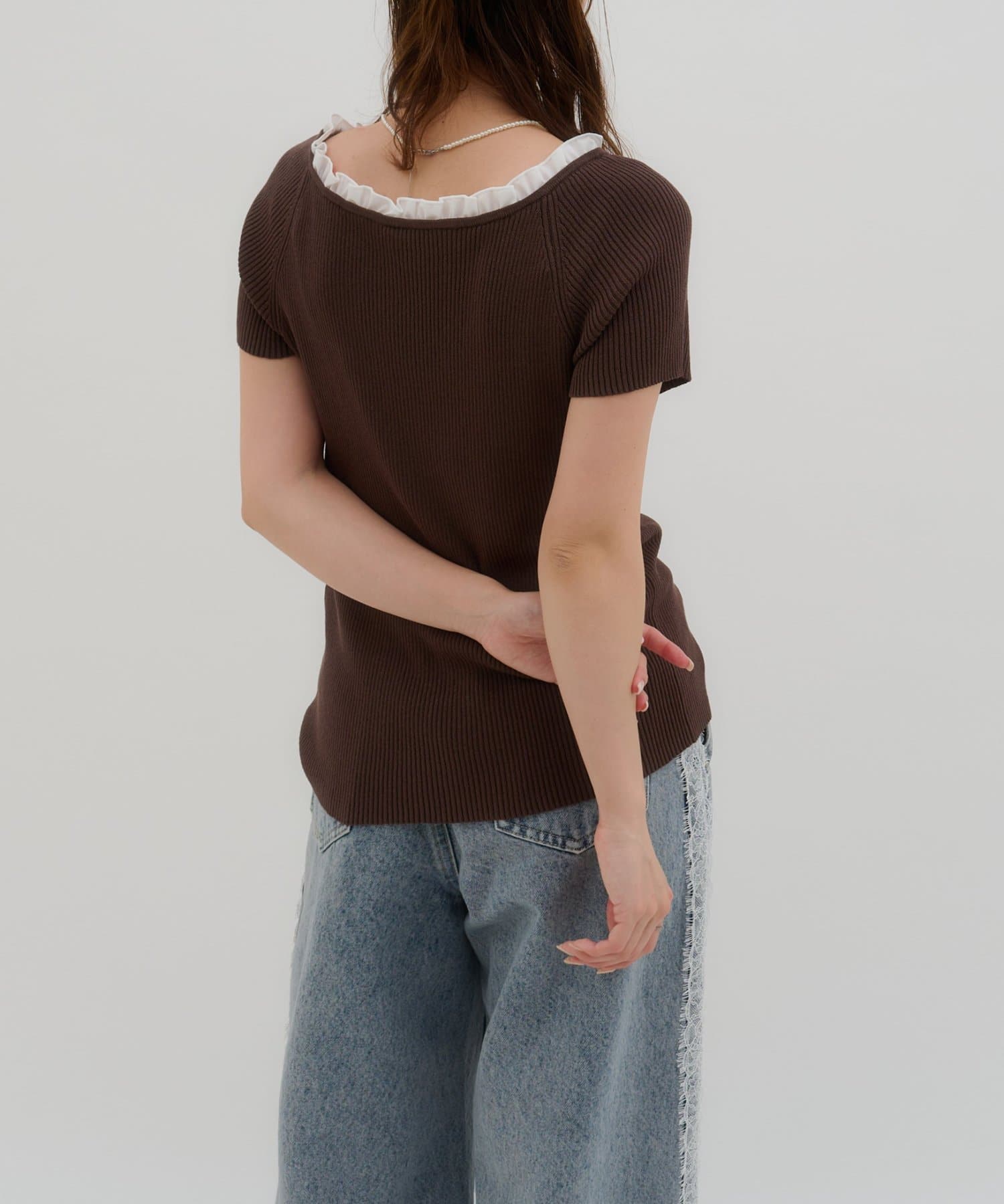 umm.By Discoat ruffled collar pullover - Image 36