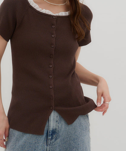 umm.By Discoat ruffled collar pullover - Image 37